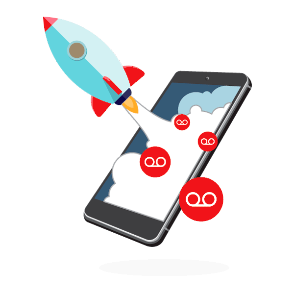 Nuestro Ringless Voicemail System tiene la capacidad de ejecutar campañas masivas de entrega de mensajes en buzón de voz con alta eficiencia y con mucha facilidad para el usuario.